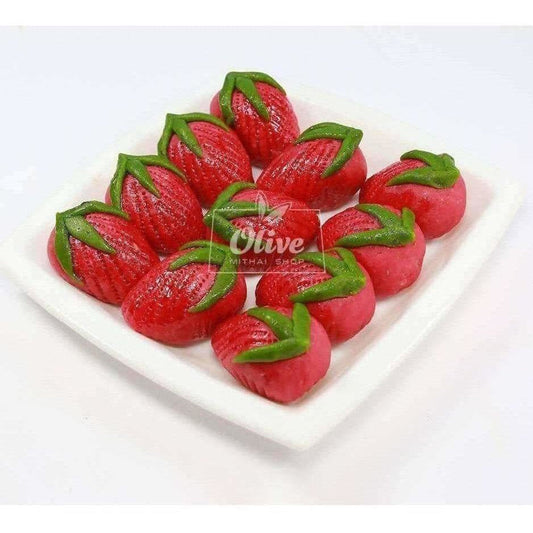 Olive Mithai - Kaju Strawberry | Swadesiicart