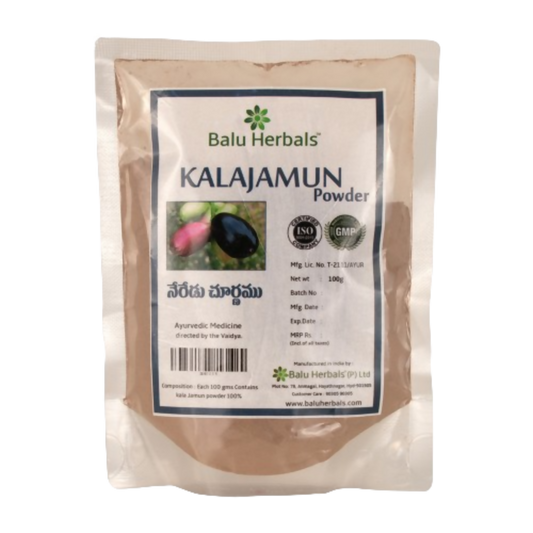Balu Herbals Kala Jamun (Neredu) Powder - Balu Herbals