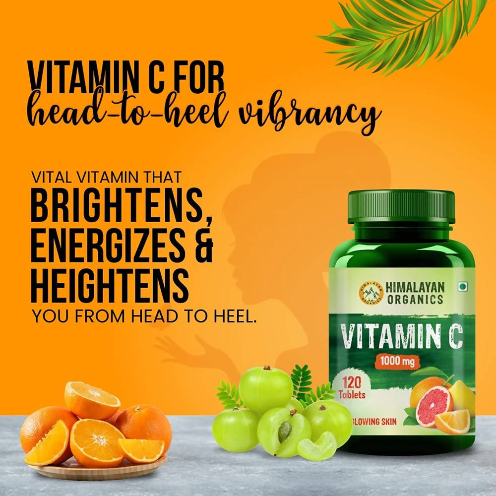 Himalayan Organics Vitamin C 1000 mg Tablets | Swadesiicart