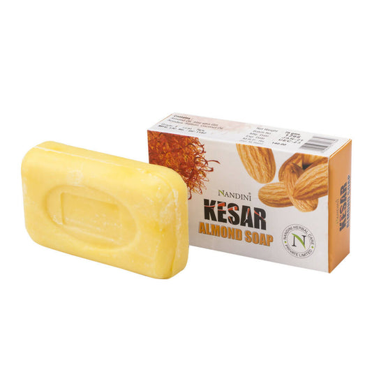 Nandini Herbal Kesar Almond Soap - Swadesiicart