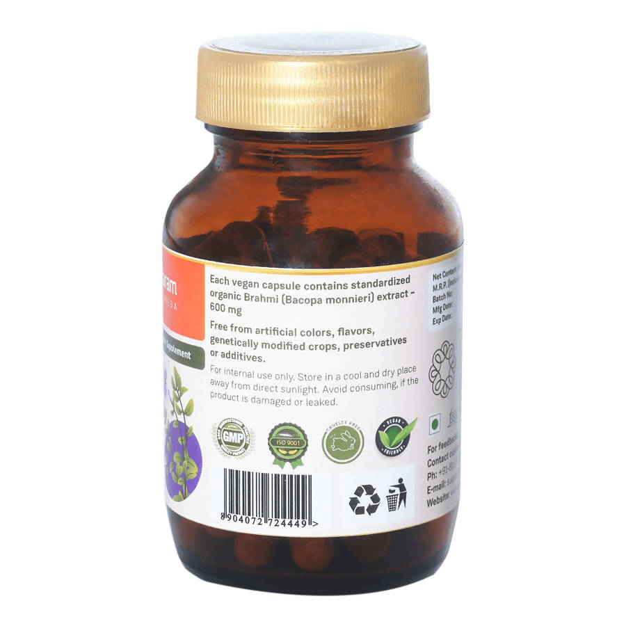 Sitaram Ayurveda Brahmi Capsules | Swadesiicart