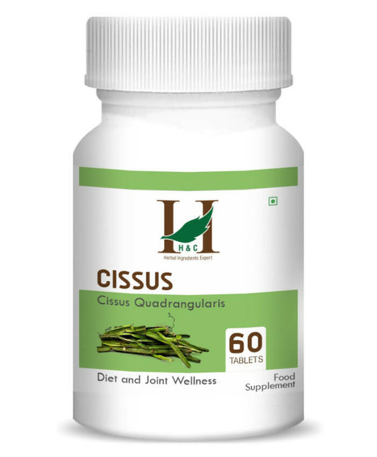 H&C Herbal Cissus / Hadjod Tablets - Just Jaivik