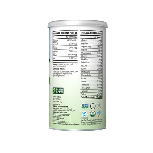 Organic India Moringa Powder - 100 gms - Swadesiicart