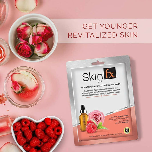 Skin Fx Anti-Aging & Revitalizing Serum Mask - Swadesiicart