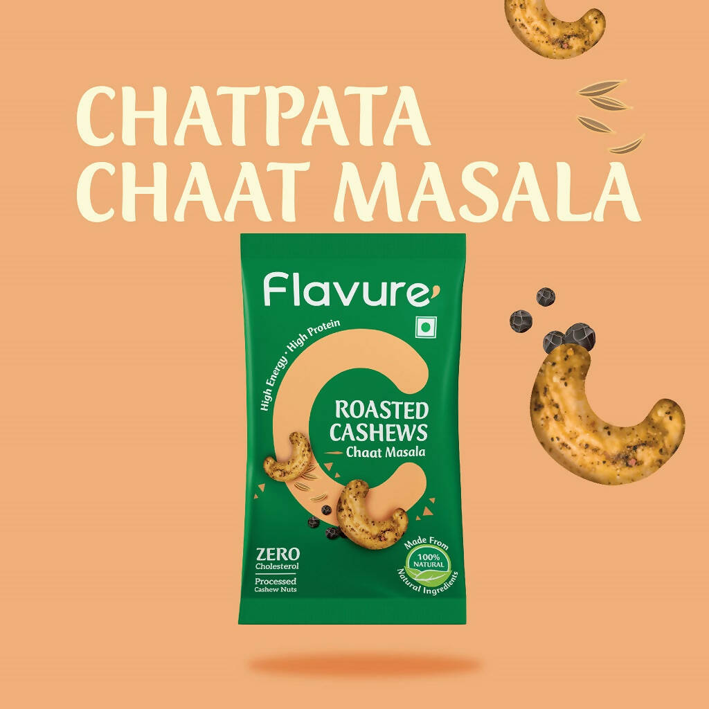 Flavure Roasted Cashew - Chaat Masala - Swadesiicart