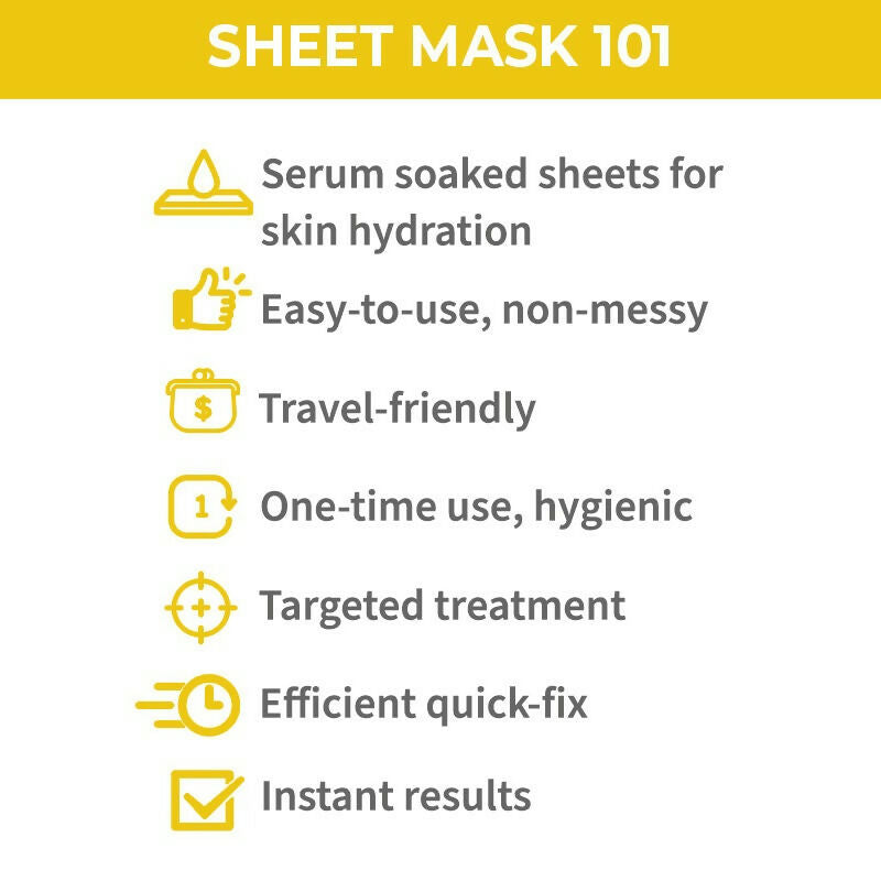Nykaa Skin Secrets Indian Rituals Lemon + Honey Sheet Mask For Glowing & Clear Skin - Swadesiicart