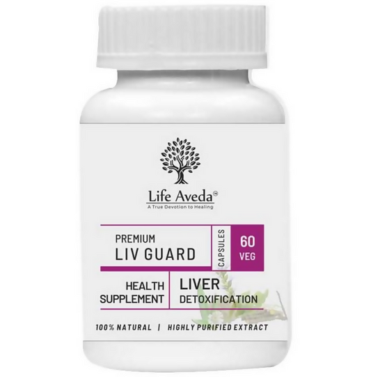 Life Aveda Premium Liv Guard Veg Capsules | Swadesiicart