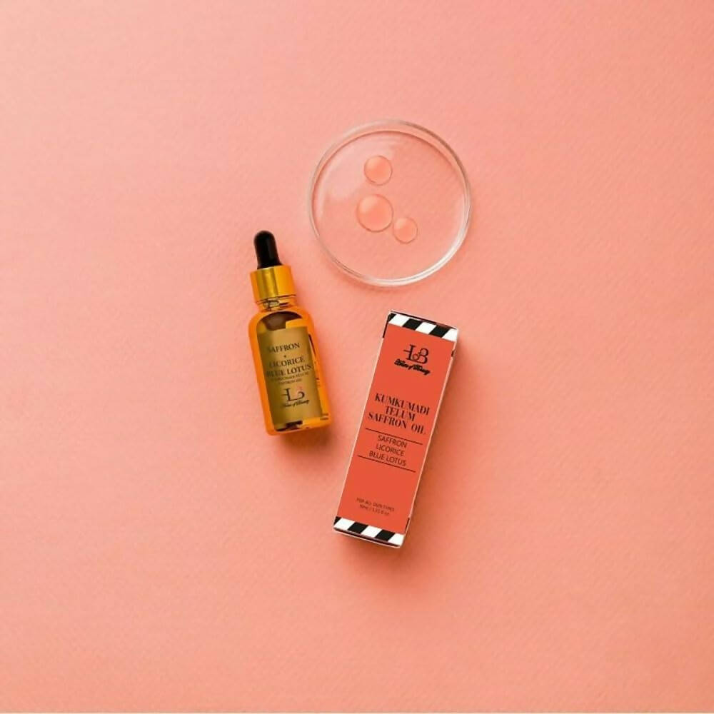 House of Beauty Kumkumadi Telum (Saffron Oil), Saffron Night Serum Facial Oil - Swadesiicart