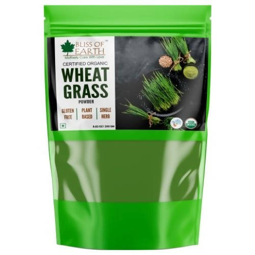 Bliss of Earth Certified Organic Wheat Grass Powder - Swadesiicart