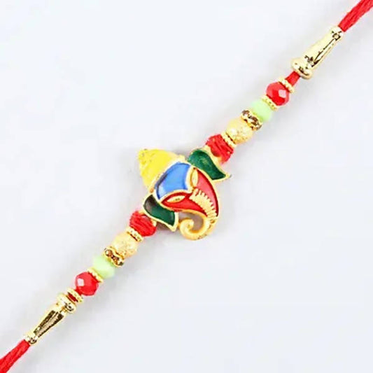 Divine Lord Ganesha Rakhi & Soan Papdi
