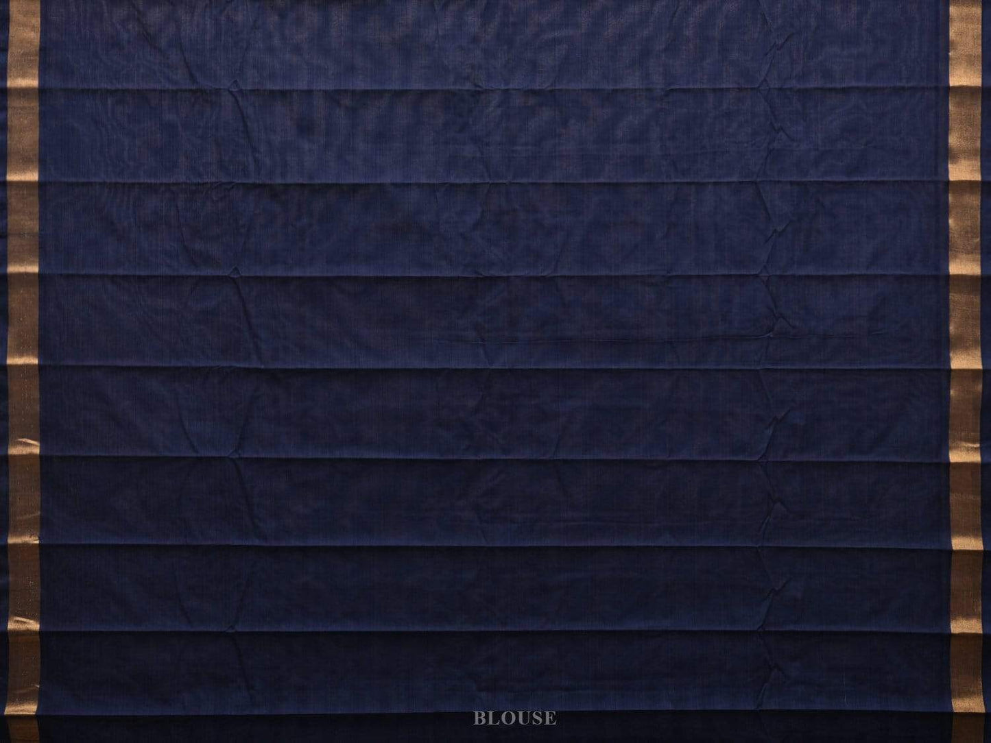 Navy Uppada Cotton Handloom Saree with Assorted Buta Pallu Design - Global Threads | Swadesiicart