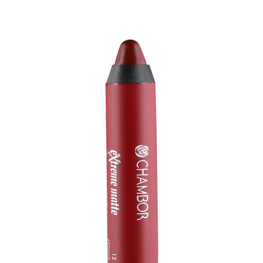 Chambor 12 Atomic Red Extreme Matte Long Wear Lip Colour - Swadesiicart