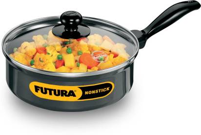 Hawkins Futura Non-stick Saute Pan 20 cm Diameter with Lid 2 L (NCP20G) - Swadesiicart