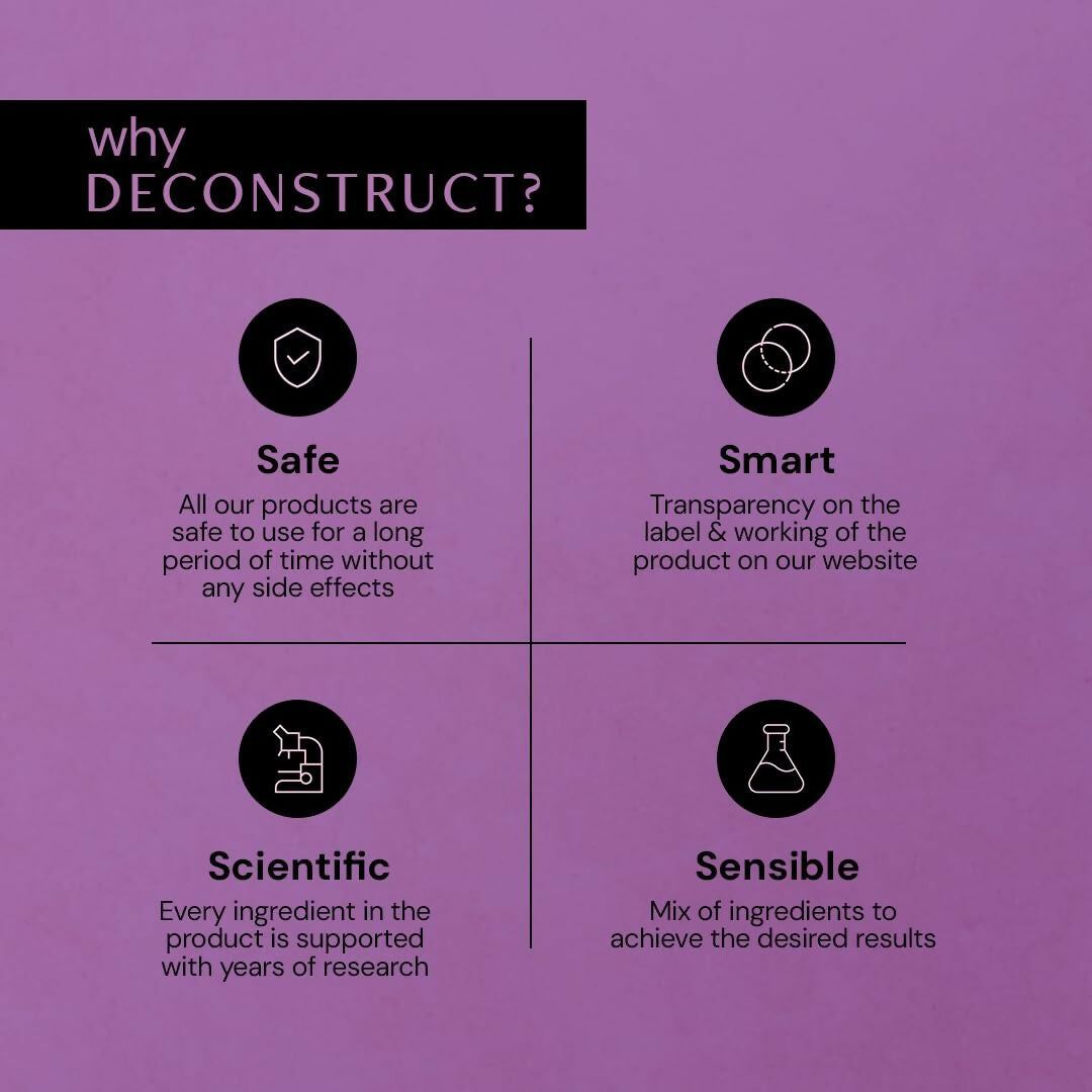 Deconstruct Collagen & Peptide Lip Sleeping Mask for Dry Lips - Swadesiicart