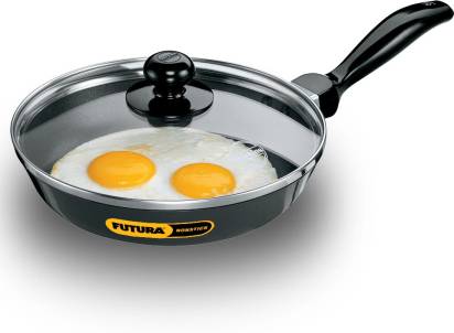 Hawkins Futura Non-stick Frying Pan 22 cm Diameter with Glass Lid 1 L (NF22G) - Swadesiicart