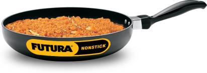 Hawkins Futura Non-stick Rounded Sides Frying Pan 26 cm Diameter 1 L (NF26R) - Swadesiicart