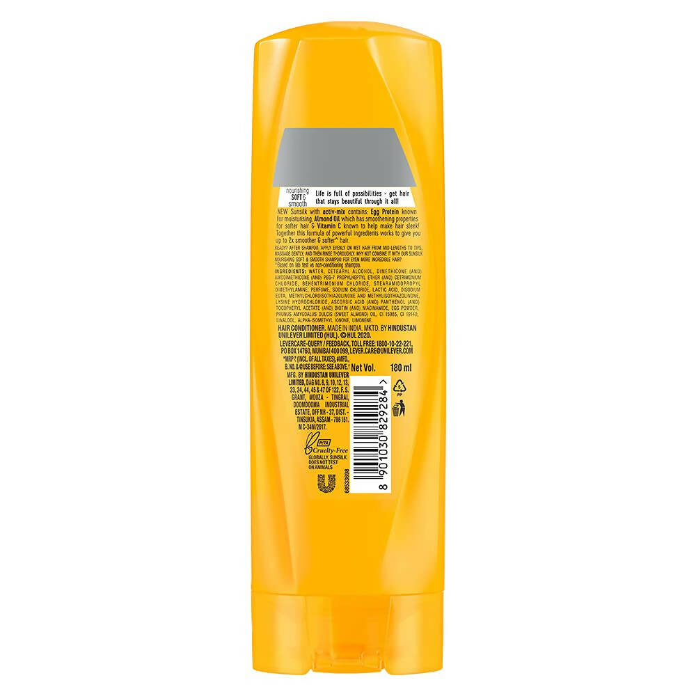 Sunsilk Nourishing Soft & Smooth Conditioner - Swadesiicart