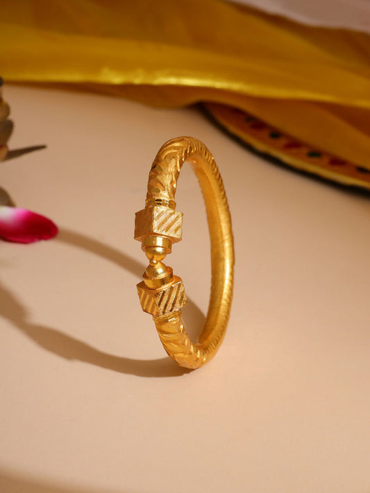 Ruby Raang Golden Bangle | Swadesiicart