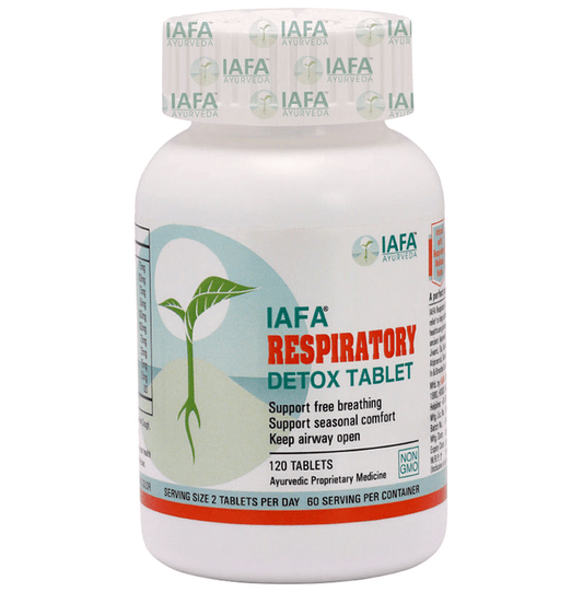 Iafa Ayuveda Respiratory Detox Tablets | Swadesiicart