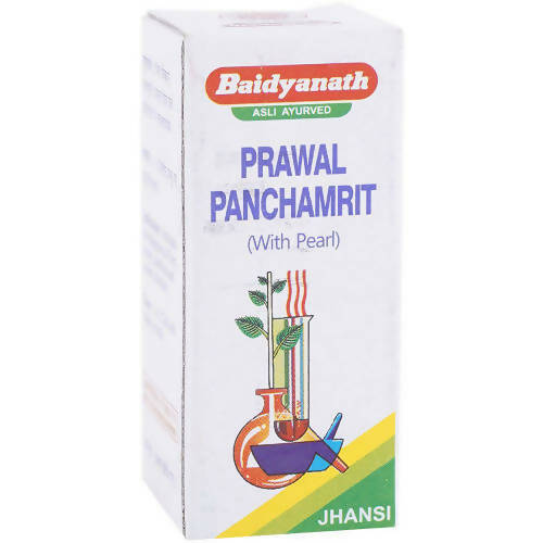 Baidyanath Jhansi Prawal Panchamrit Tablets (Moti Yukta) - Swadesiicart