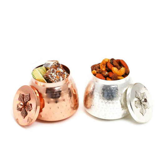 Ghasitaram Metal Barni Of Assorted Bites And Mix Dryfruits | Swadesiicart