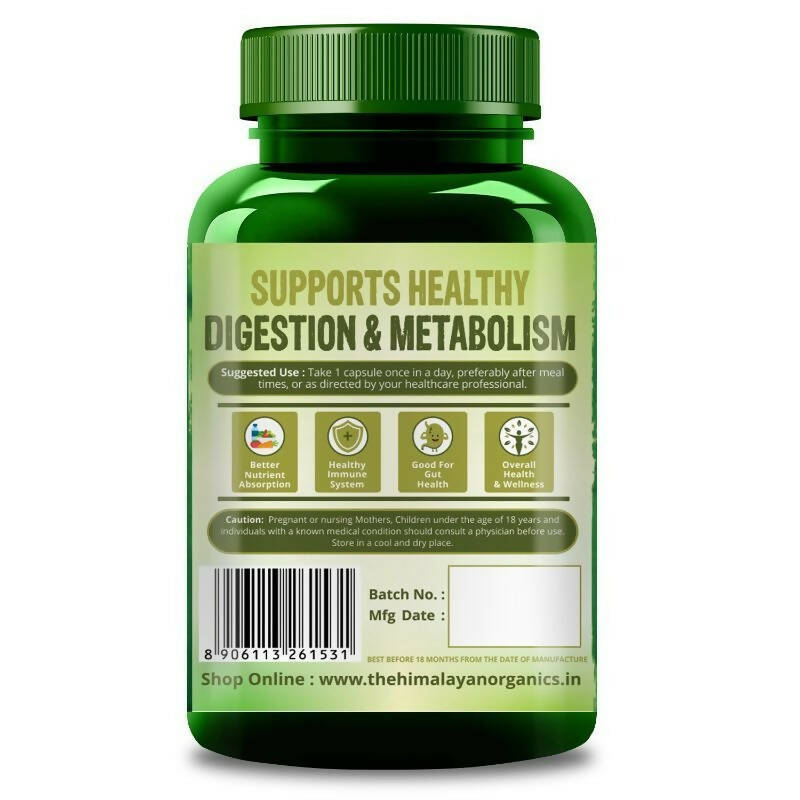 Himalayan Organics Plant Based Digestive Care Vegetarian Capsules | Swadesiicart