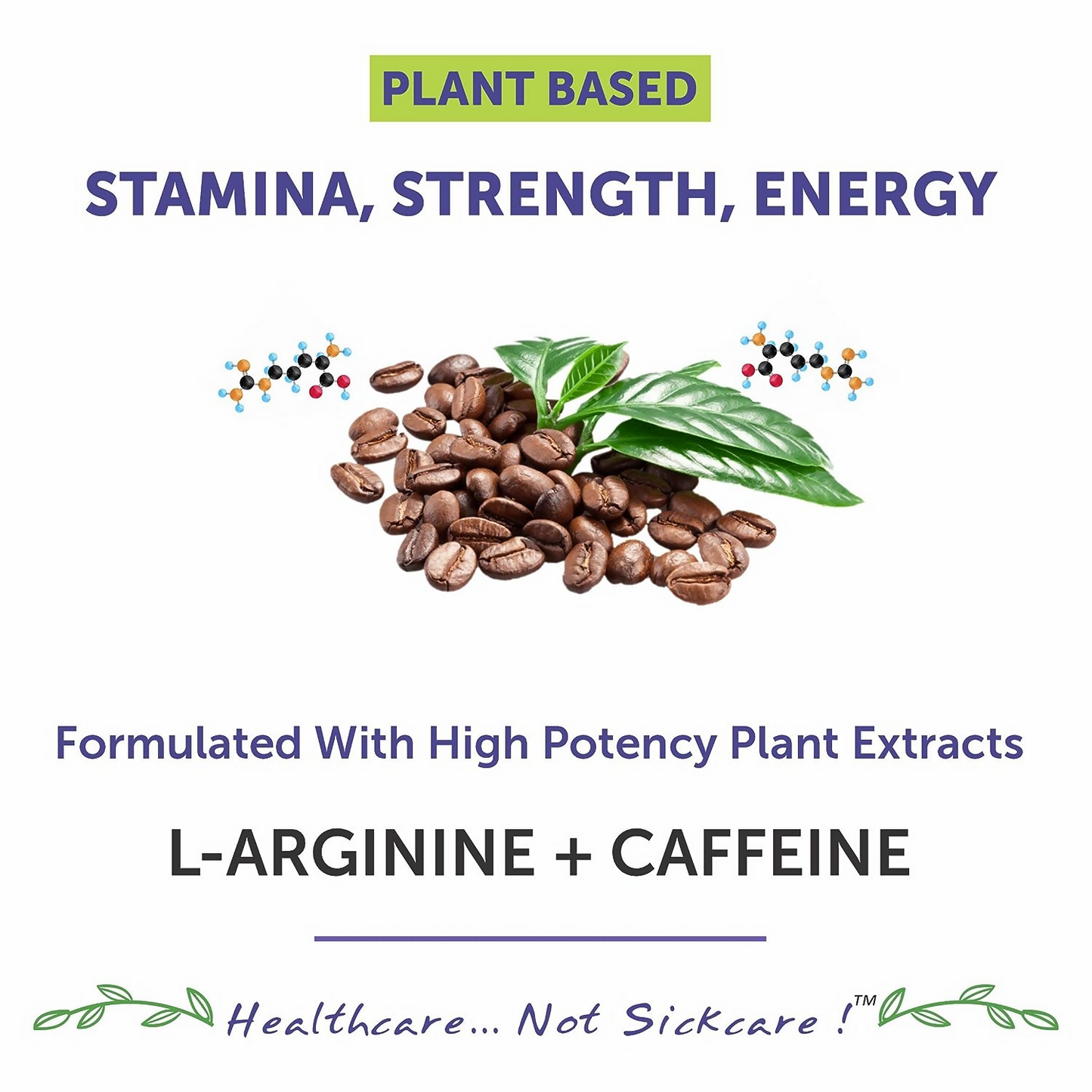 Bliss Welness L-Arginine Caffeine Tablets - Swadesiicart