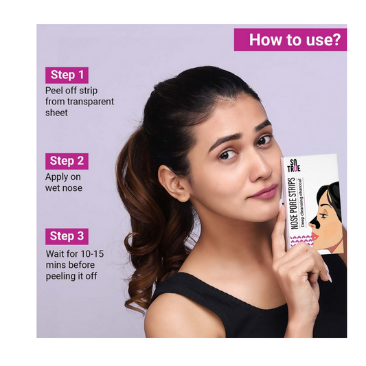 Sotrue Charcoal Nose Pore Deep Cleansing Strips - Swadesiicart