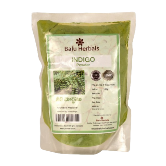 Balu Herbals Indigo (Neeli) Powder - Balu Herbals