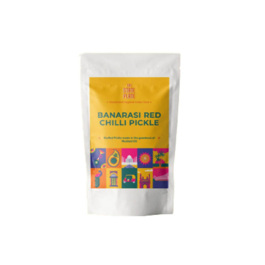 The State Plate Banarasi Stuffed Red Chilli Pickle - The State Plate