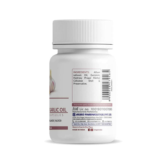 Ningen Garlic Oil Capsules - Swadesiicart