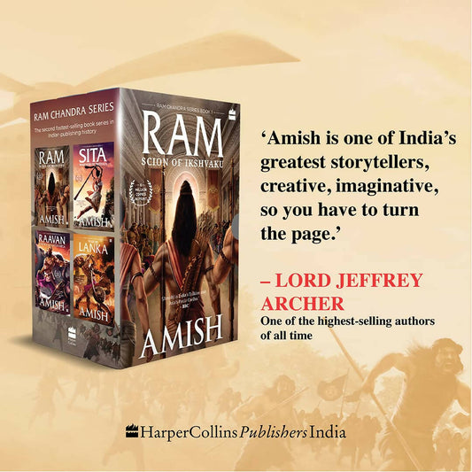 The Ram Chandra Series: Boxset of 4 Books by Amish Tripathi | Swadesiicart