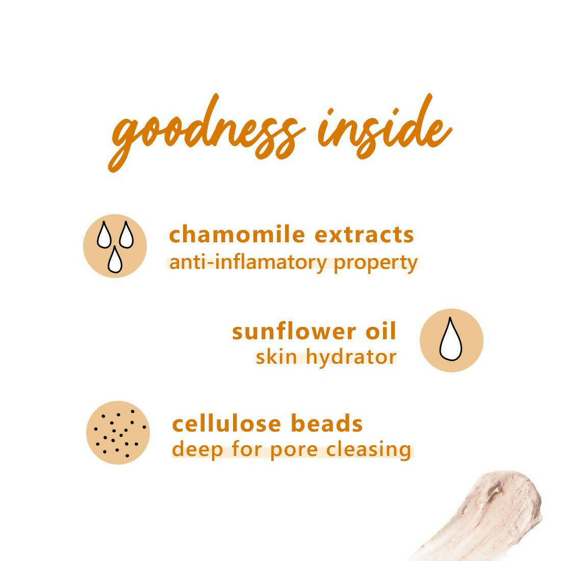 Plum Chamomile & White Tea Brighten-Up Face Scrub - Swadesiicart