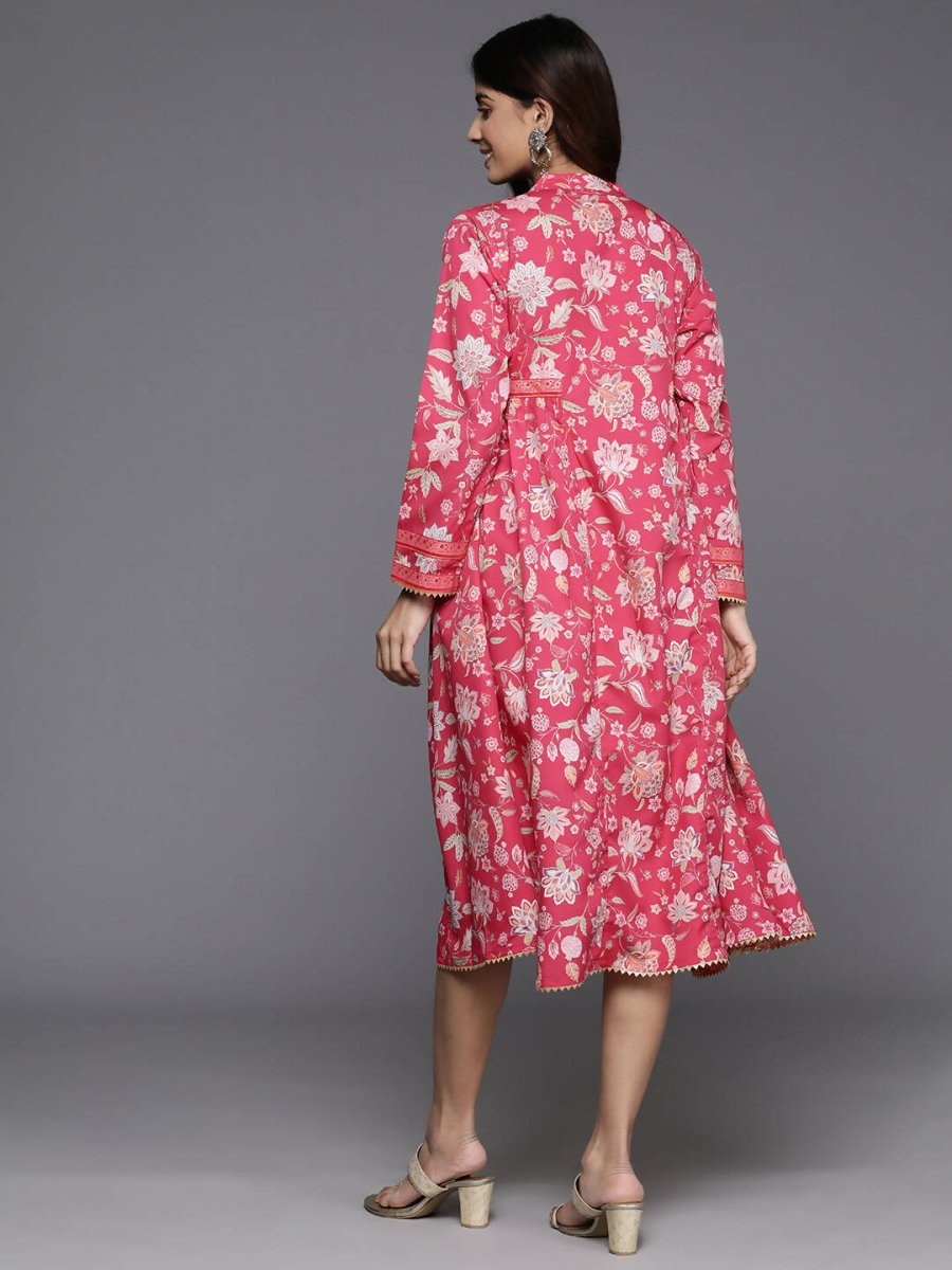 Ahalyaa Women's Traditional wear Dress - Pink | Swadesiicart