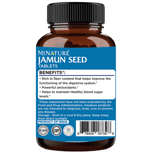 Minature Jamun Seed Tablets | Swadesiicart