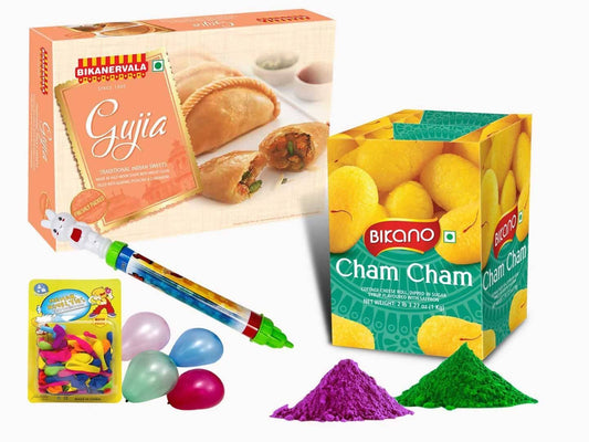 Bikano Cham Cham With Holi Ghujia | Swadesiicart