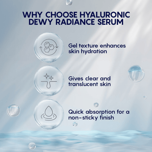 AHC Hyaluronic Dewy Moisturising Radiance Face Serum - Korean skincare