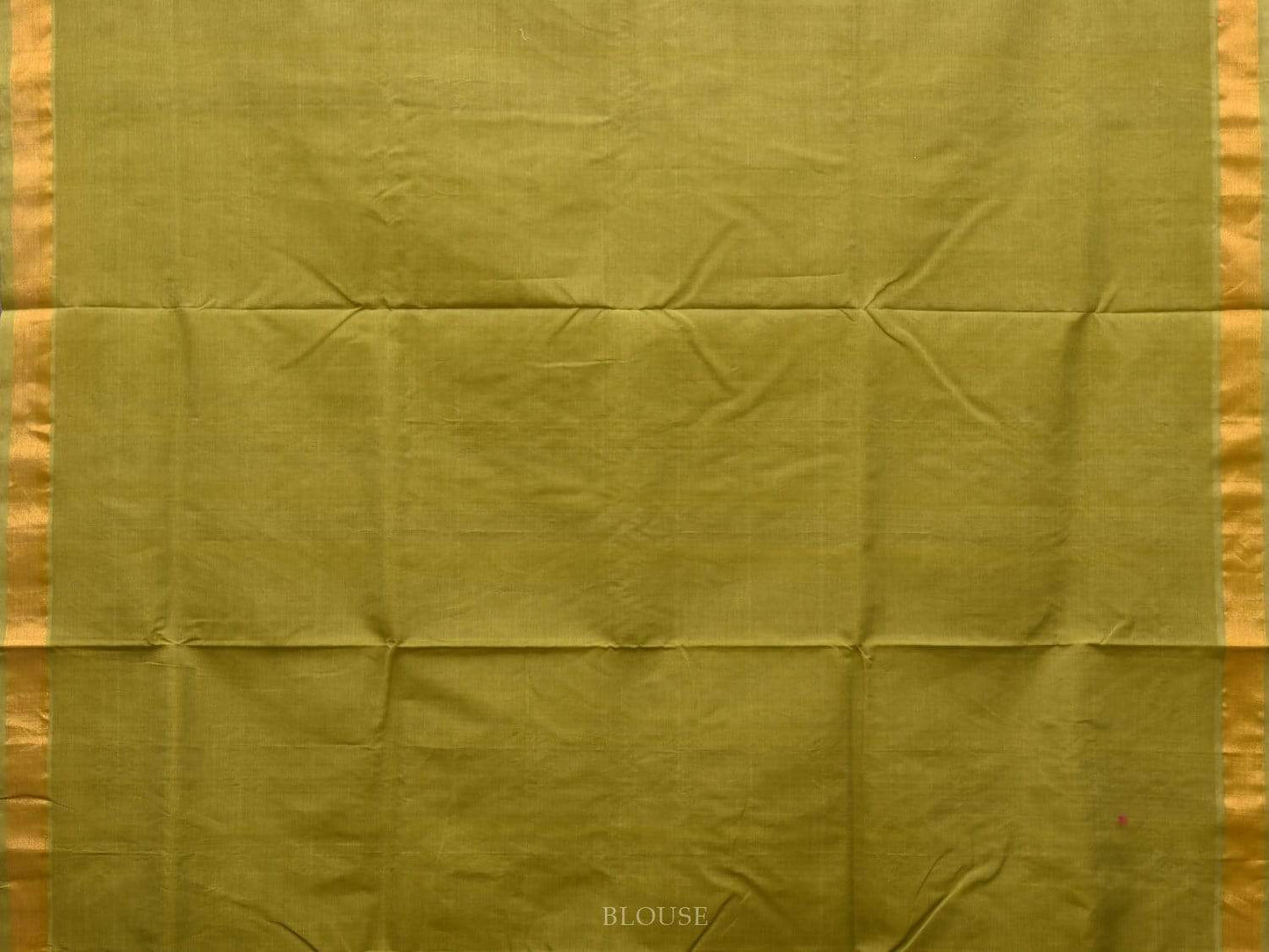 Olive Uppada Cotton Handloom Saree with Assorted Buta Pallu Design - Global Threads | Swadesiicart