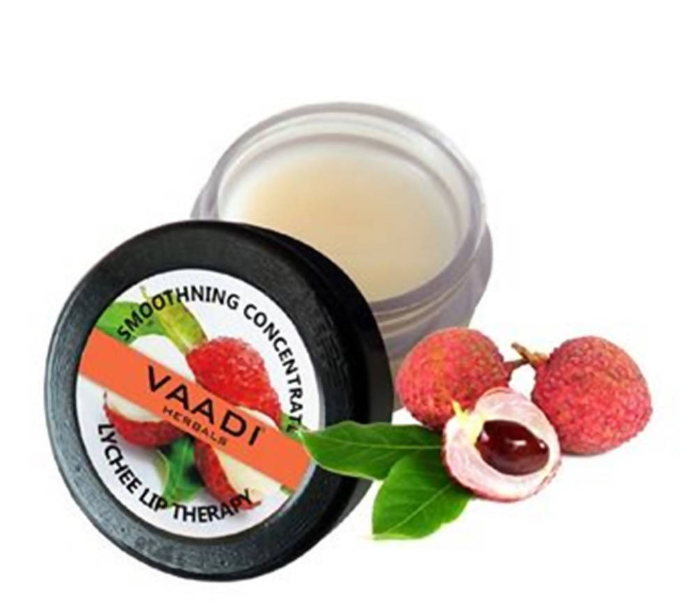 Vaadi Herbals Lychee Lip Balm Smoothning Concentrate - Swadesiicart