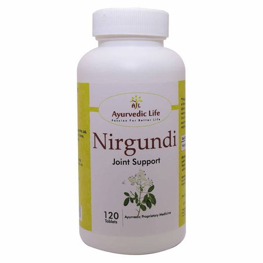 Ayurvedic Life Nirgundi Joint Support Tablets | Swadesiicart