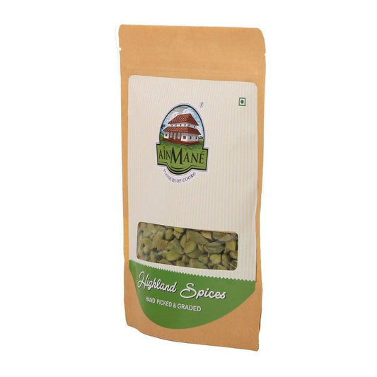 Ainmane Fine Quality Whole Cardamom 8mm - Swadesiicart