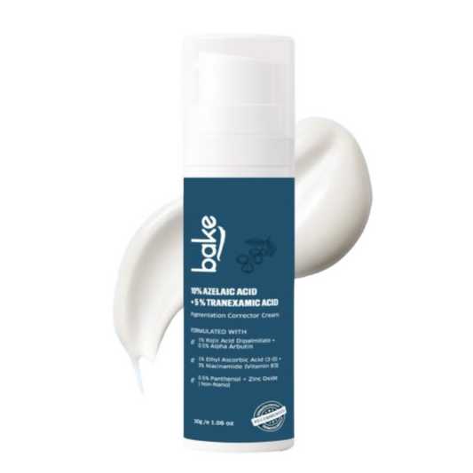 Bake 10% Azelaic Acid + 5% Tranexamic Acid Pigmentation Corrector Cream | Swadesiicart