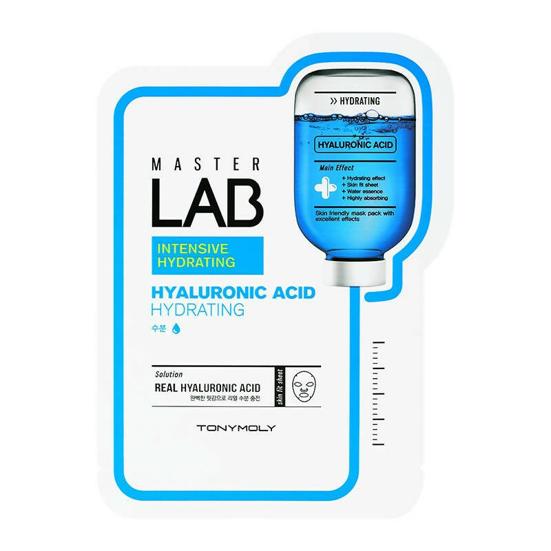 Tonymoly Master Lab Hyaluronic Acid Mask Sheet | Korean Deep Hydration Sheet Mask for Plump Skin