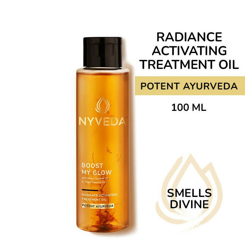 Nyveda Pre-bath Body Treatment Oil |Boost My Glow Radiance Activating | Swadesiicart