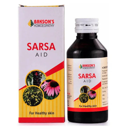 Bakson's Homeopathy Sarsa Aid Syrup - Swadesiicart
