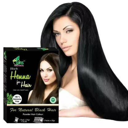 UVIS Herbal & Beauty Black Henna - Swadesiicart