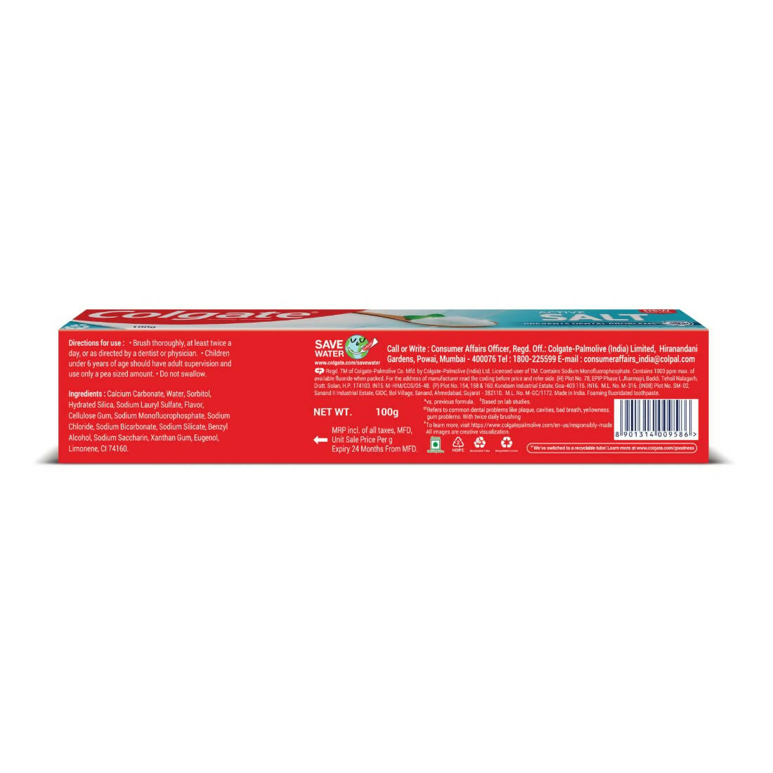 Colgate Active Salt Toothpaste - Swadesiicart