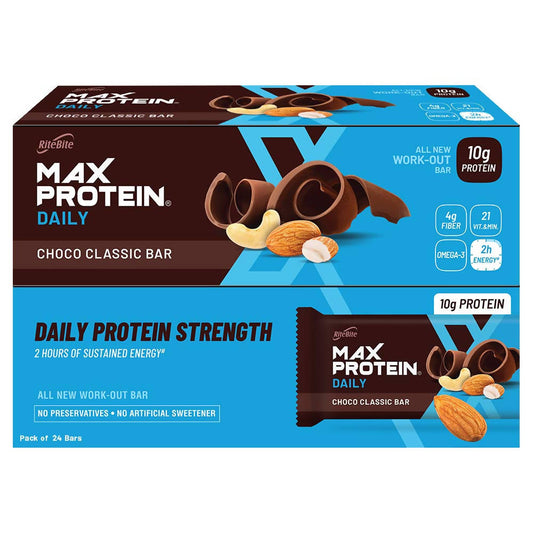 RiteBite Max Protein Daily Choco Classic Bar - Swadesiicart