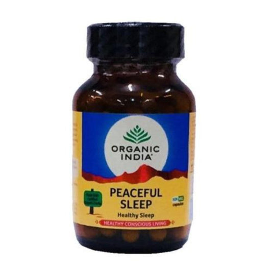 Organic India - Peaceful Sleep 60 caps | Swadesiicart