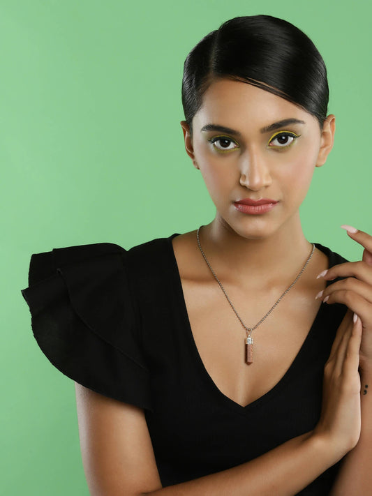 Women's Silver-Plated Chain - Ruby Raang | Swadesiicart